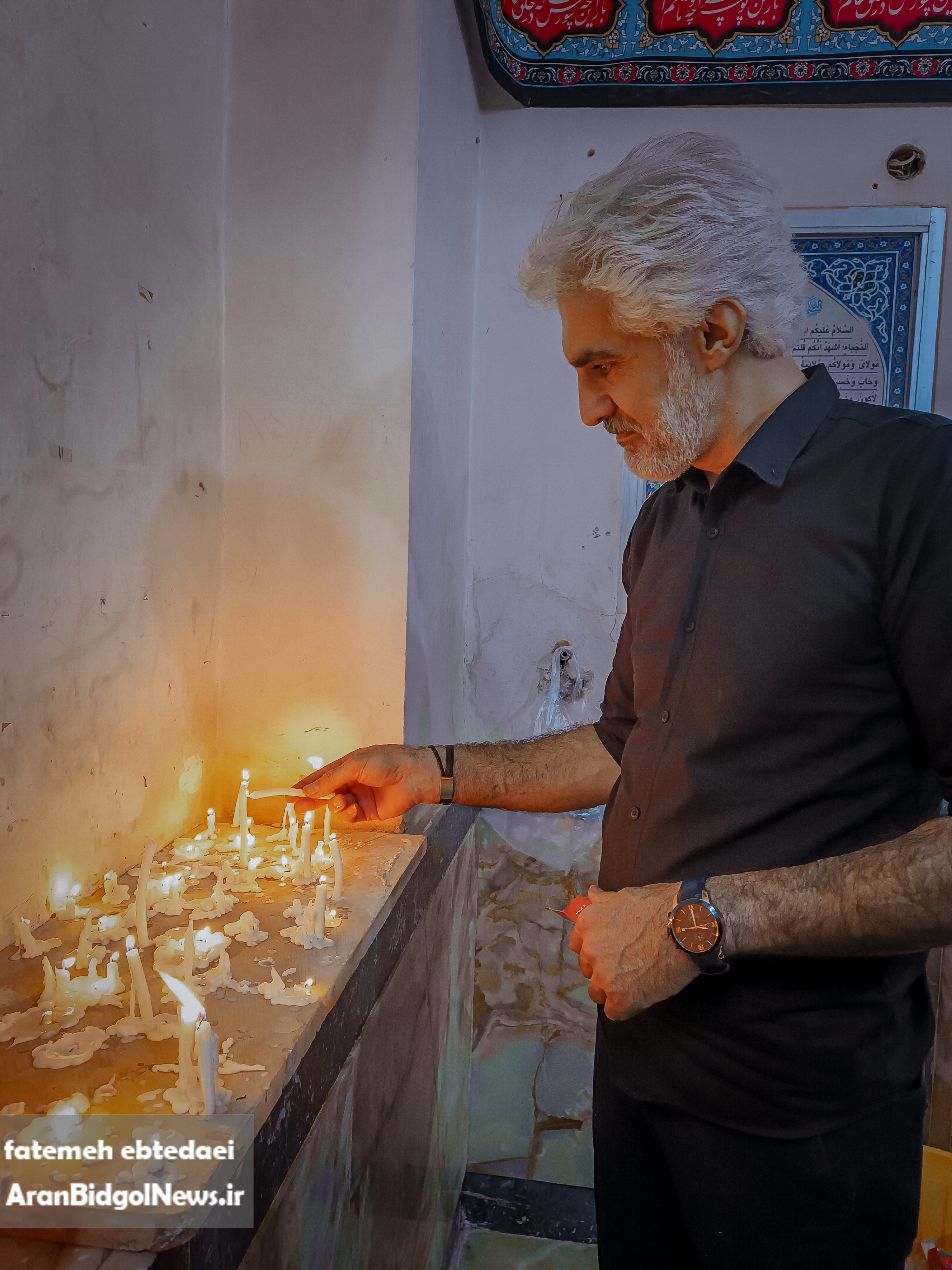 گزارش تصویری از مراسم هیت شام غریبان(بخش دوم)